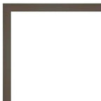 Specchio da parete per bagno Svelte grigio argilla non smussato 30" x 24"