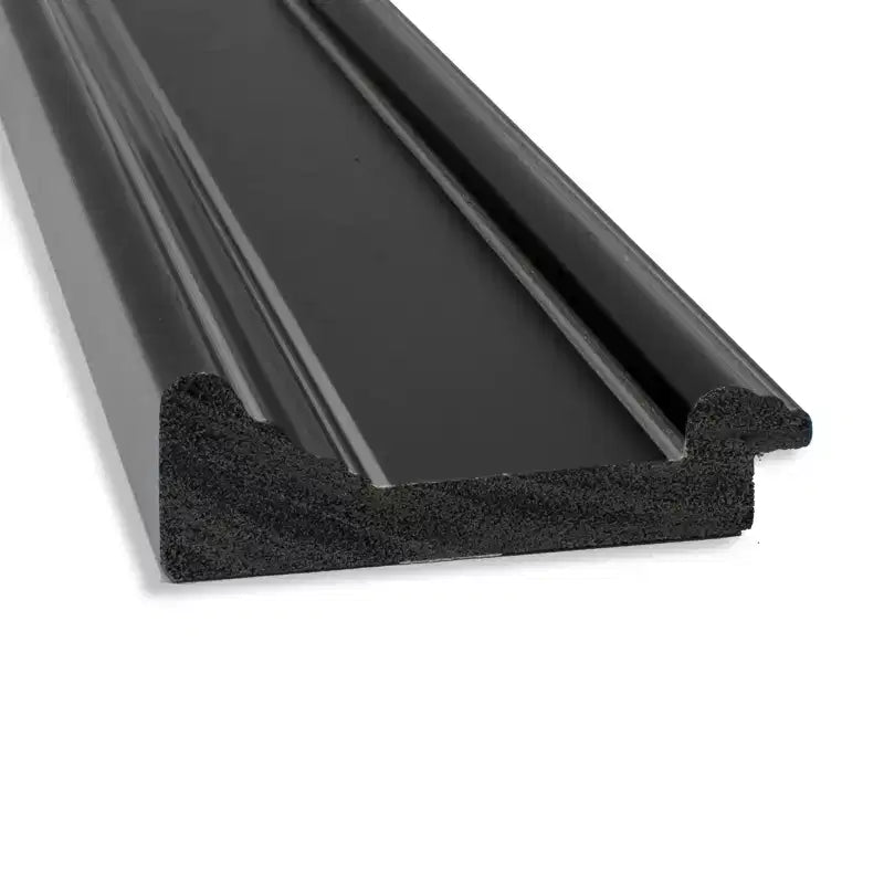 Specchio a figura intera nero 20"x54" con bordo non smussato da appendere alla porta -: Sopraporta, nessun assemblaggio richiesto