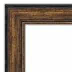 Specchio da parete in bronzo per sala da ballo senza smussatura da 112 x 81 cm -: Cornice in polistirene, arredamento moderno