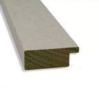 Specchio da parete per bagno stretto, rustico, non smussato, con doghe bianche, 40" x 28" -: Ferramenta di montaggio inclusa