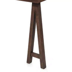 Set da pranzo Alexis a 7 pezzi in legno imbottito stile moderno di metà secolo