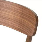 Set da pranzo Alexis a 7 pezzi in legno imbottito stile moderno di metà secolo