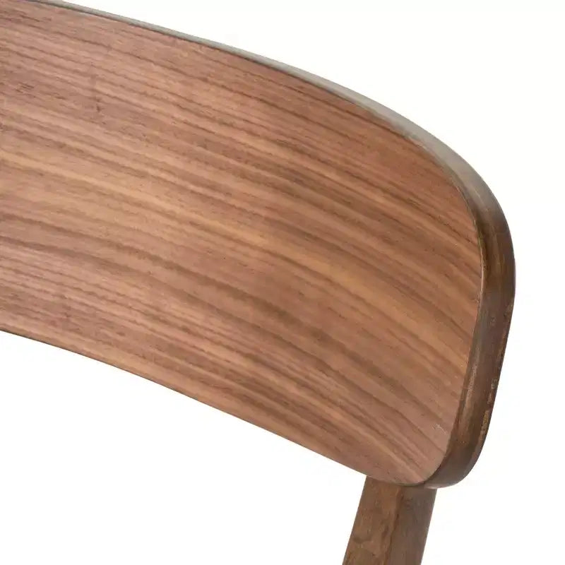 Set da pranzo Alexis a 7 pezzi in legno imbottito stile moderno di metà secolo