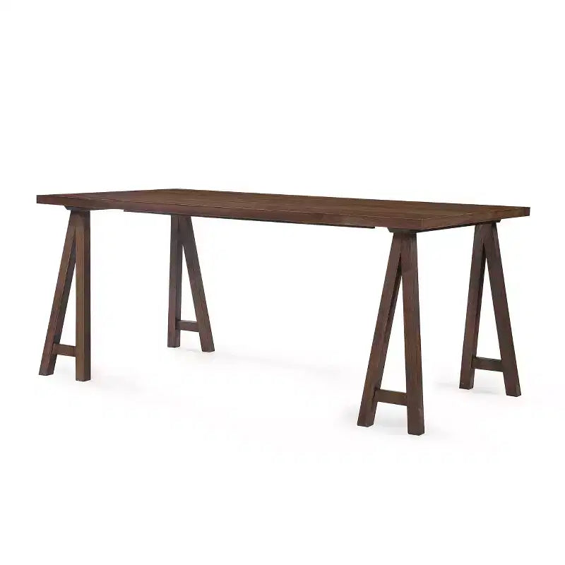 Set da pranzo Alexis a 7 pezzi in legno imbottito stile moderno di metà secolo
