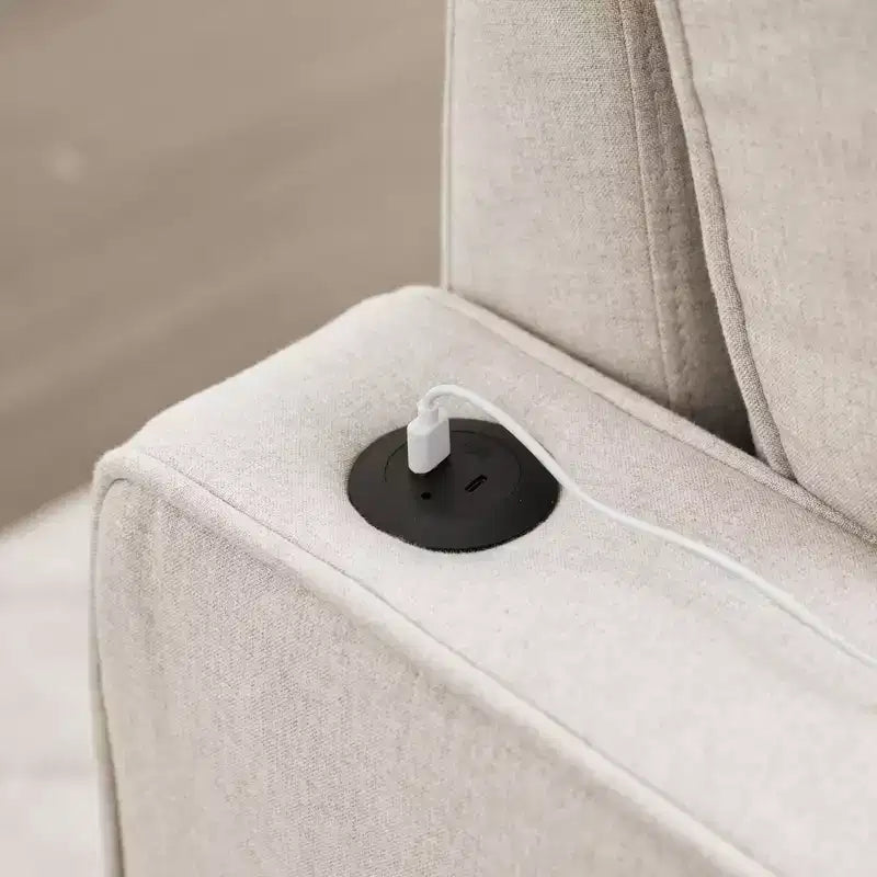 Divano a L convertibile HYLEORY con letto estraibile, divano letto con chaise longue reversibile per soggiorno, appartamento, camera da letto, ufficio