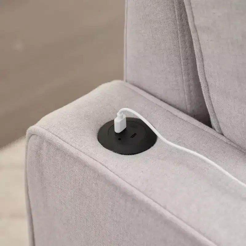 Divano a L convertibile HYLEORY con letto estraibile, divano letto con chaise longue reversibile per soggiorno, appartamento, camera da letto, ufficio