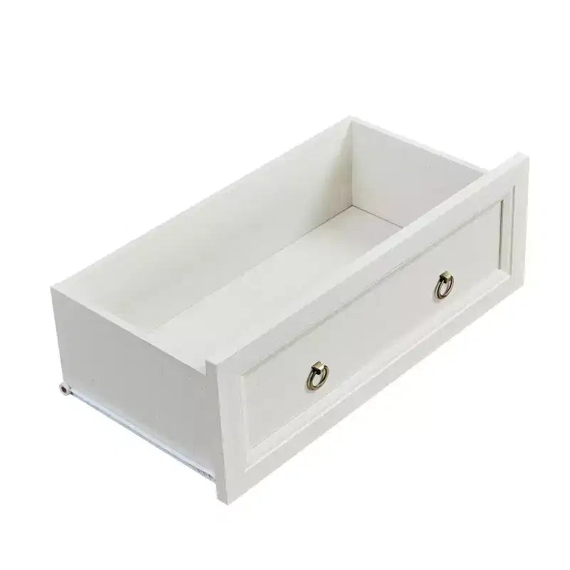 Cassettiera Tsubasa in legno con cassetti e pomelli rotondi in metallo