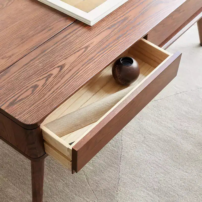 Tavolino da caffè con piano sollevabile, scomparto nascosto, ripiano portaoggetti, 2 cassetti, tavolo centrale/basso per soggiorno