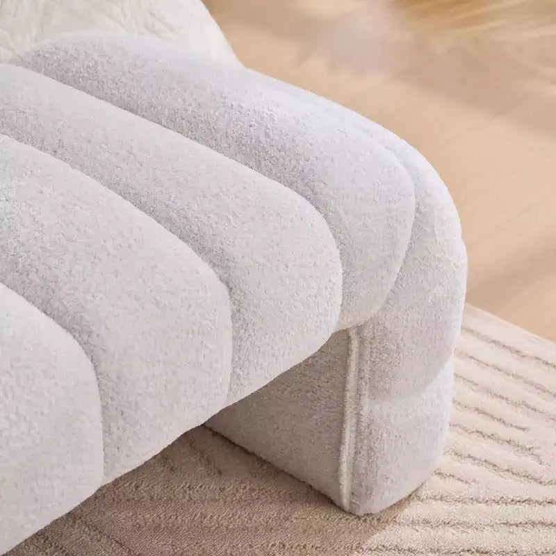 TUYOHW Moderna Panca Ottomana con Tessuto Chenille Trapuntato, Panca da Fondo Letto, Daybed Rettangolare, Sgabello per Toeletta per Soggiorno, Ingresso