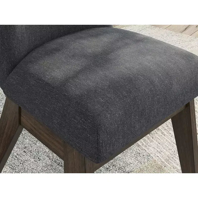 Signature Design by Ashley Kendamor Sedia da pranzo imbottita, set da 2, grigio scuro