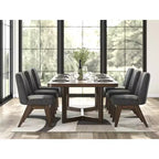 Signature Design by Ashley Kendamor Sedia da pranzo imbottita, set da 2, grigio scuro