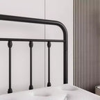 MAYEERTY Struttura Letto a Piattaforma in Metallo Full Size con Robusto Supporto a Doghe e Spazio Contenitore Sotto il Letto per Camera da Letto