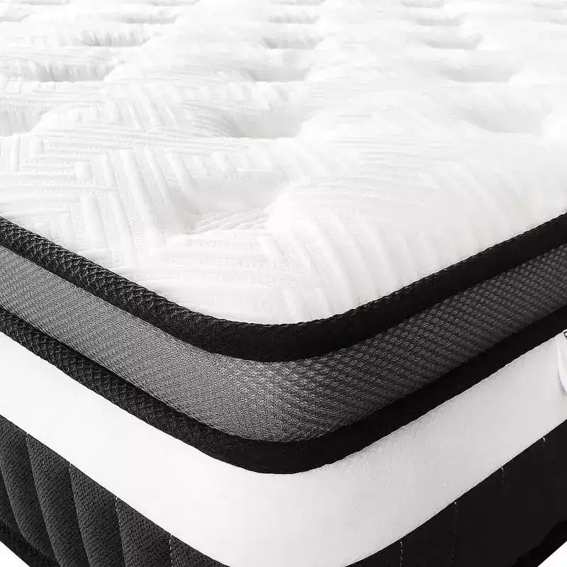 Svuotamento Magazzino Materassi: 14 Materassi Ibridi Queen Size - Memory Foam e Molle Insacchettate Singolarmente, Antidecubito, Certificati CertiPUR-US, Rigidità Media