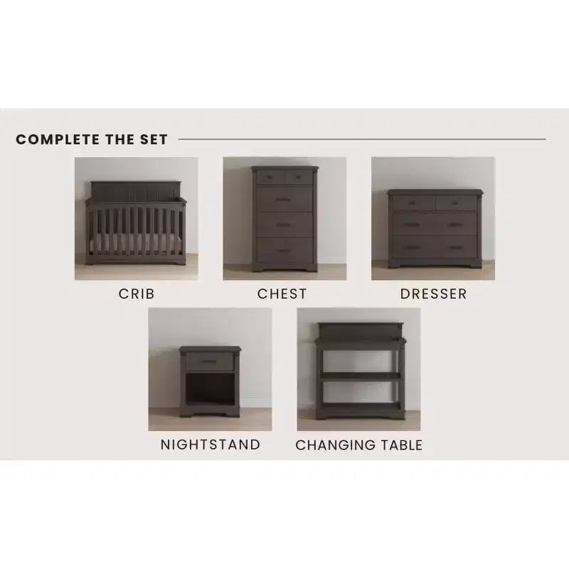 Comodino Redmond a 1 cassetto per cameretta o camera da letto, cassetto portaoggetti capiente, realizzato in robusto legno di pino, finitura atossica e sicura per i bambini