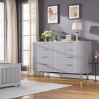 Cassettiera a 8 cassetti per camera da letto, comò moderno in legno largo 55, design anti-ribaltamento, robusto organizzatore per soggiorno, ingresso, cameretta dei bambini