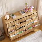 Cassettiera a 8 cassetti per camera da letto, comò moderno in legno largo 55, design anti-ribaltamento, robusto organizzatore per soggiorno, ingresso, cameretta dei bambini
