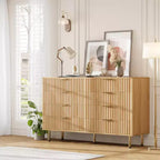 Cassettiera a 8 cassetti per camera da letto, comò moderno in legno largo 55, design anti-ribaltamento, robusto organizzatore per soggiorno, ingresso, cameretta dei bambini