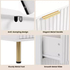 Cassettiera a 8 cassetti per camera da letto, comò moderno in legno largo 55, design anti-ribaltamento, robusto organizzatore per soggiorno, ingresso, cameretta dei bambini