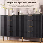Cassettiera a 8 cassetti per camera da letto, comò moderno in legno largo 55, design anti-ribaltamento, robusto organizzatore per soggiorno, ingresso, cameretta dei bambini