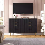Cassettiera a 8 cassetti per camera da letto, comò moderno in legno largo 55, design anti-ribaltamento, robusto organizzatore per soggiorno, ingresso, cameretta dei bambini