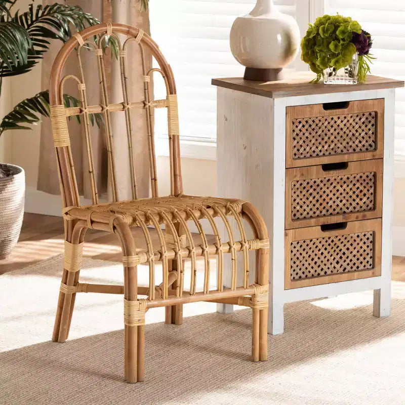 Sedia in rattan naturale - bali &; pari