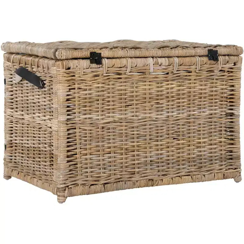 Baule portaoggetti in vimini da 35