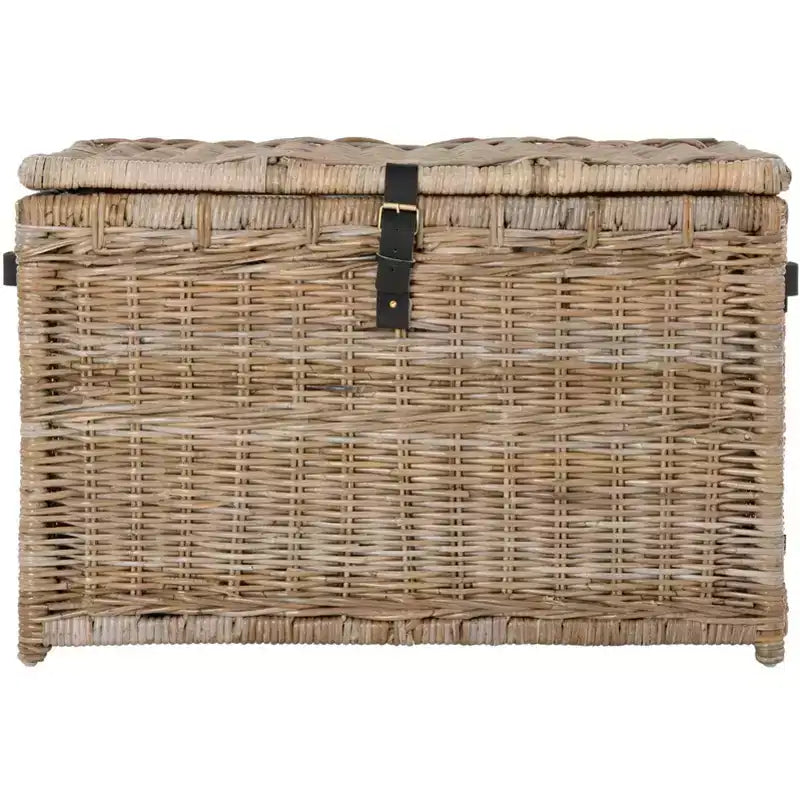 Baule portaoggetti in vimini da 35