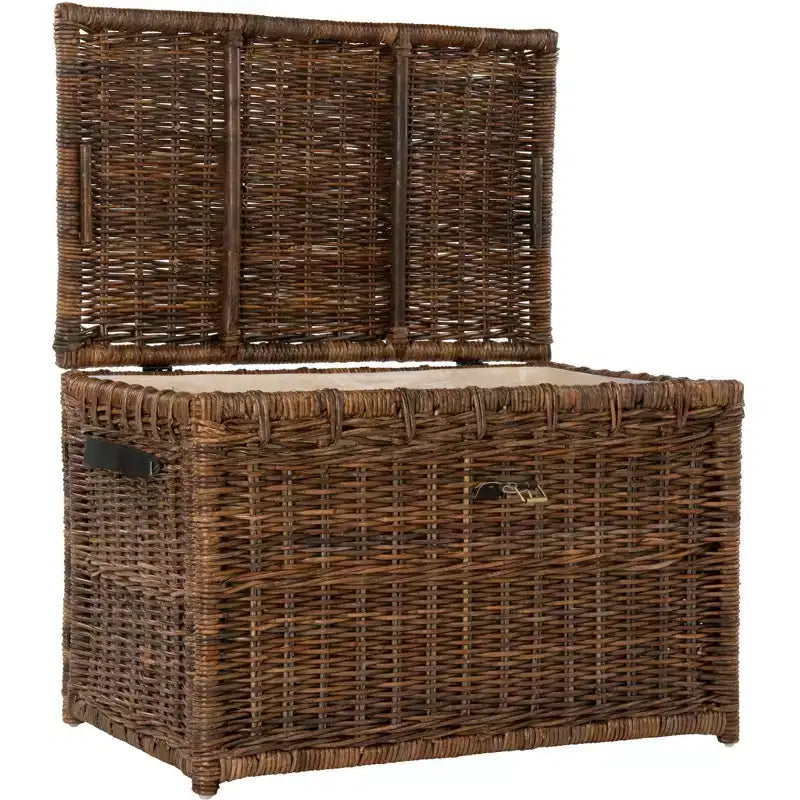 Baule portaoggetti in vimini da 35