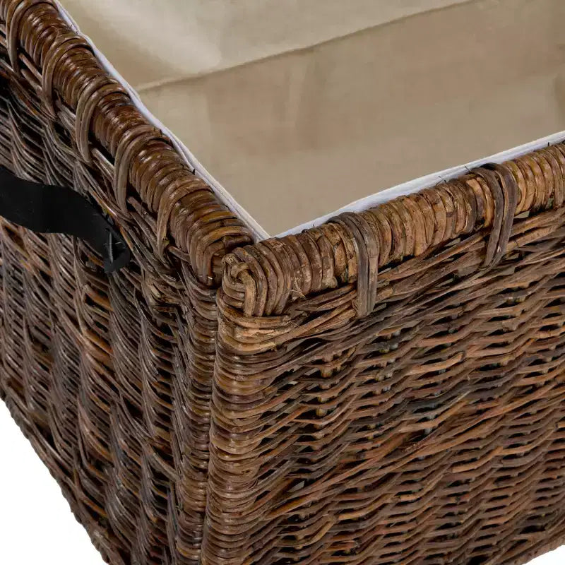 Baule portaoggetti in vimini da 35