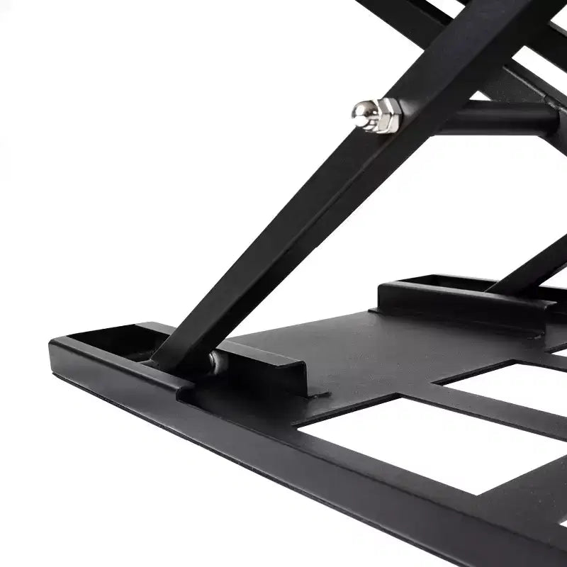 Convertitore per scrivania regolabile in altezza pneumaticamente 36", nero