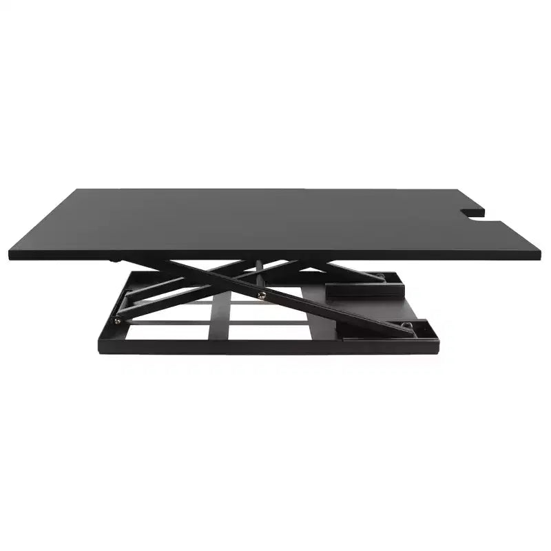 Convertitore per scrivania regolabile in altezza pneumaticamente 36", nero