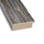 Specchio da parete per bagno in legno, stretto, non smussato, grigio Fencepost, 28,5 x 22,5 pollici