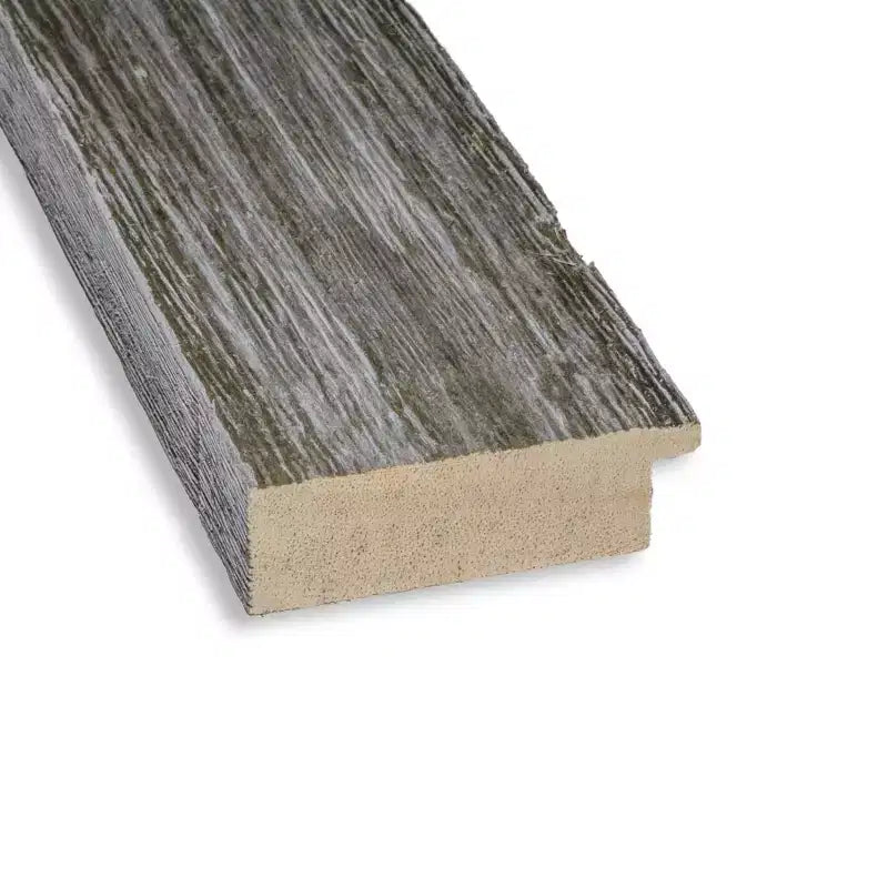 Specchio da parete per bagno in legno, stretto, non smussato, grigio Fencepost, 28,5 x 22,5 pollici